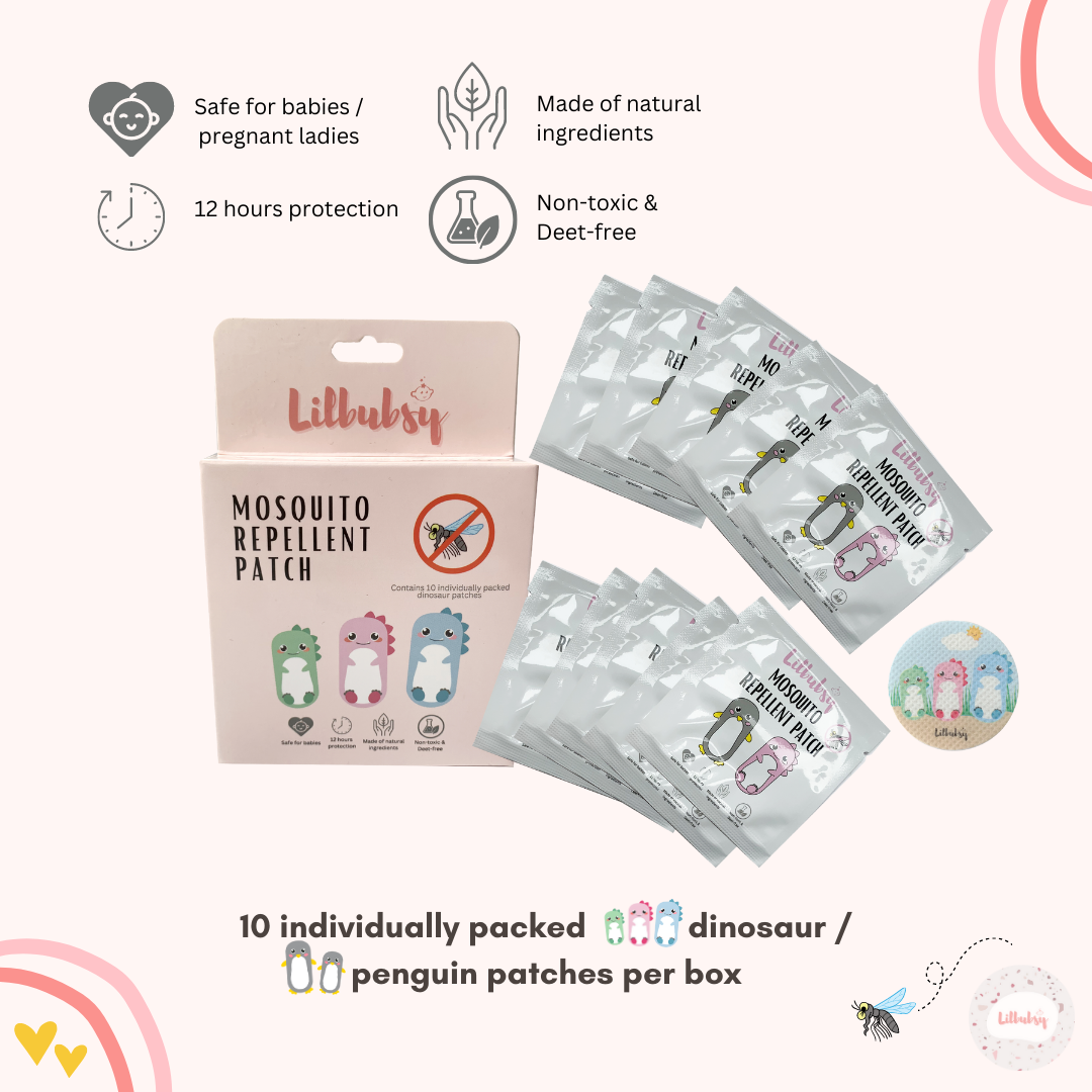 Natural Mosquito Repellent Patches for Kids & Babies - Lilbubsy