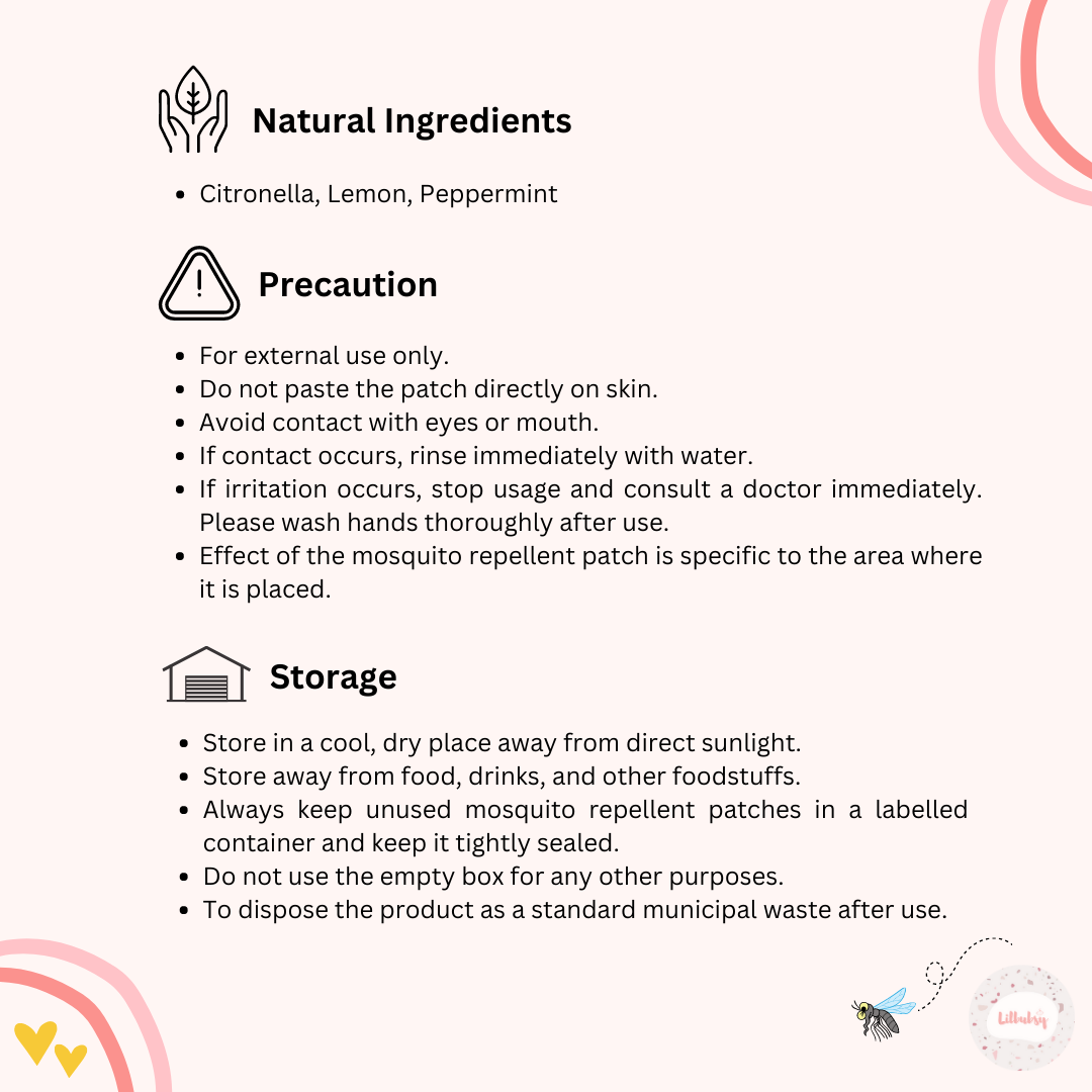 Effective Mosquito Repellent Patches for Kids & Adults - Safe & Natural