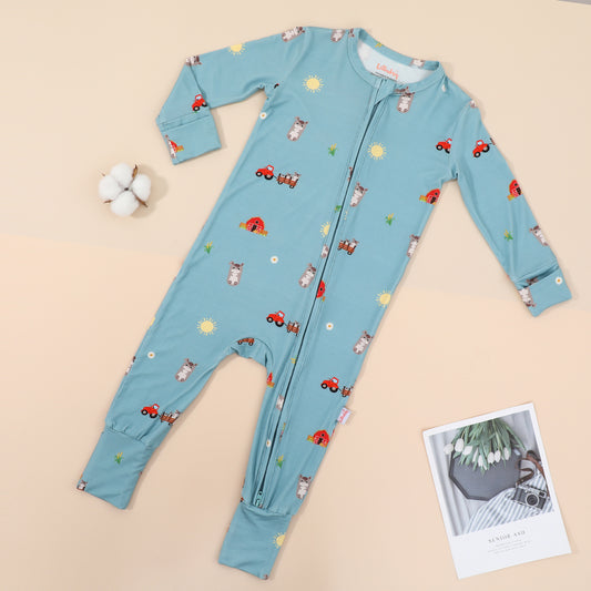 Donkey Bamboo Sleepsuit