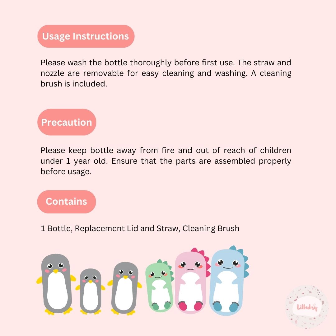 Insulated Water Bottle with Straw for Kids - Stay Hydrated!