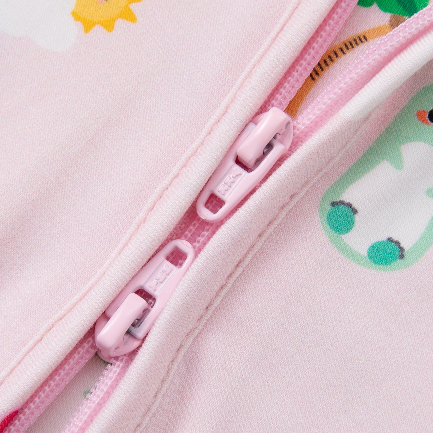 Pink Dino Bamboo Sleepsuit