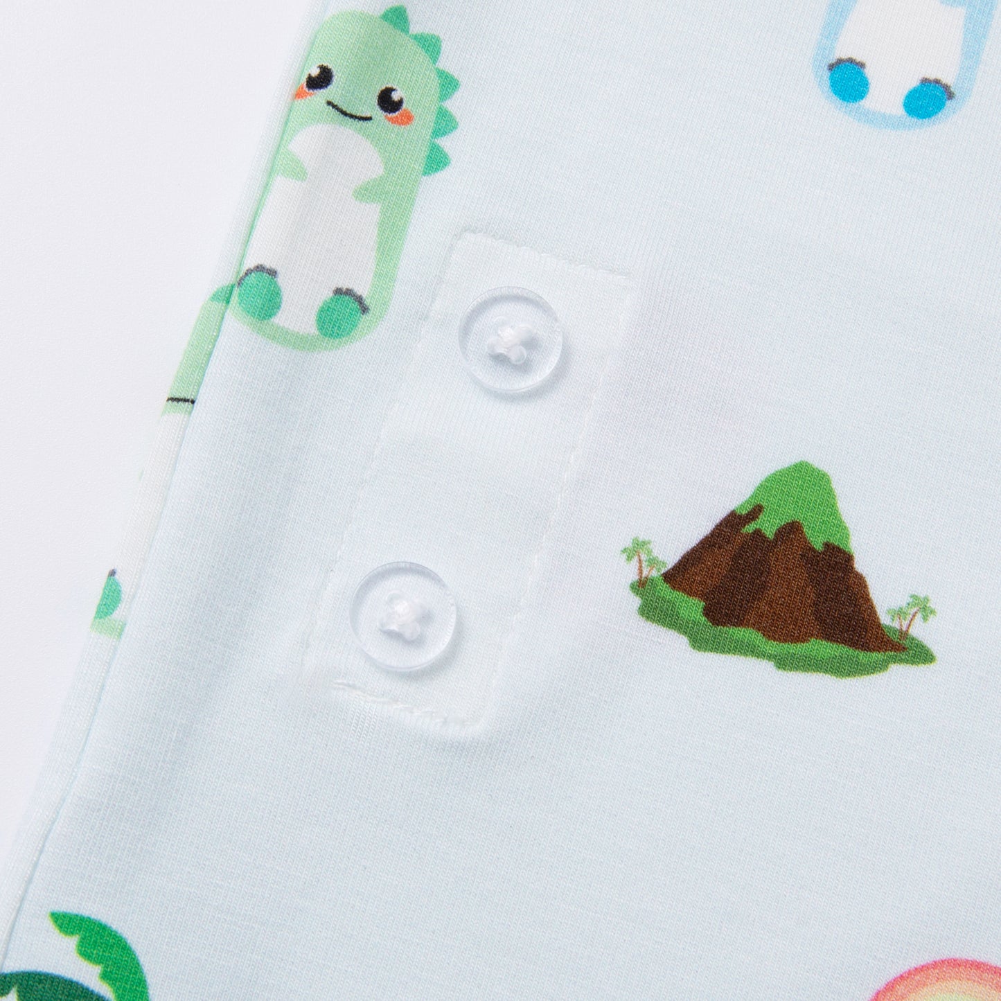 Blue Dino Bamboo Pyjamas