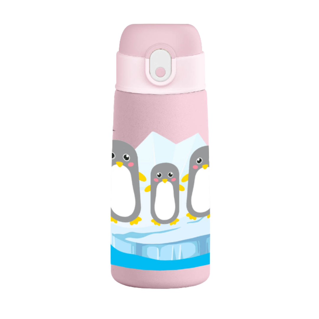 Insulated Water Bottle with Straw for Kids - Stay Hydrated!