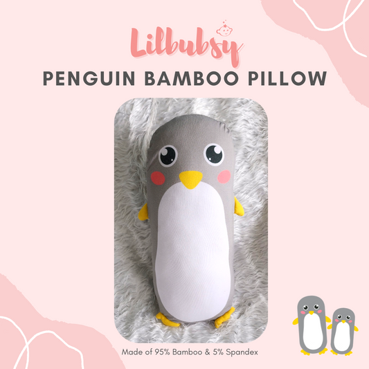 Soft Penguin Bamboo Pillows for Sweet Dreams | Lilbubsy