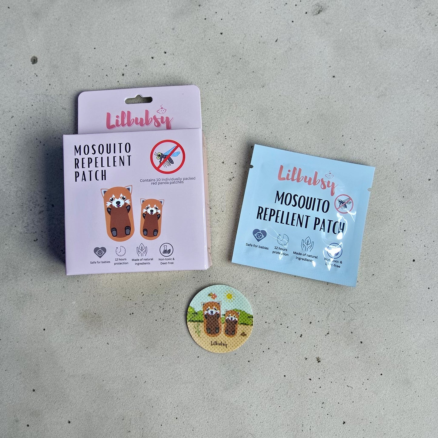 Red Panda Mosquito Repellent Patches