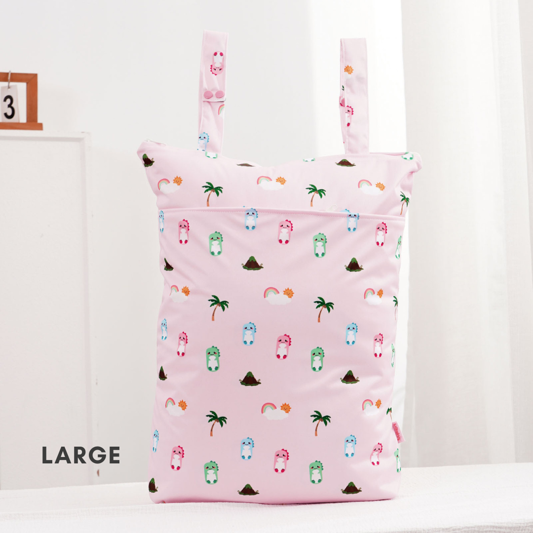 Pink Dino Wet Bags