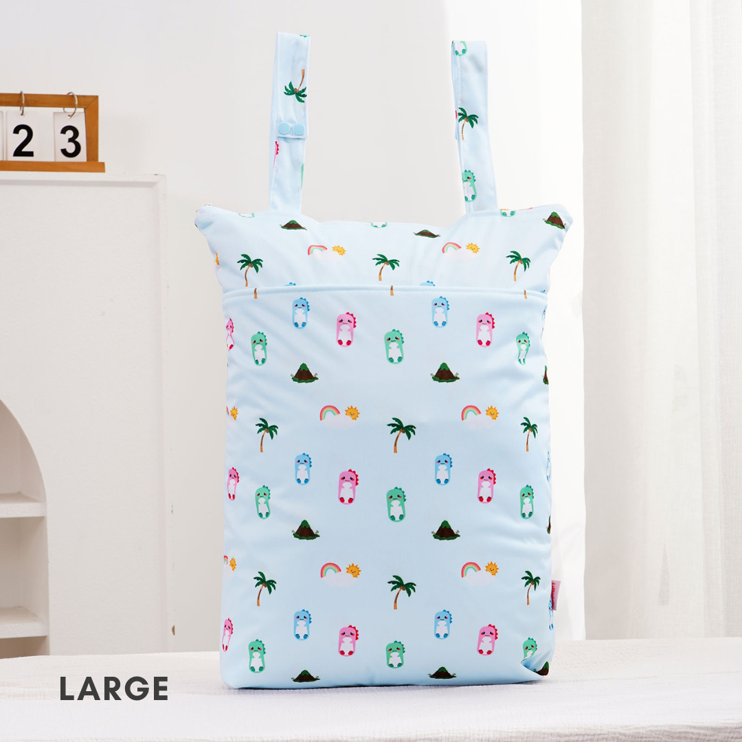 Blue Dino Wet Bags