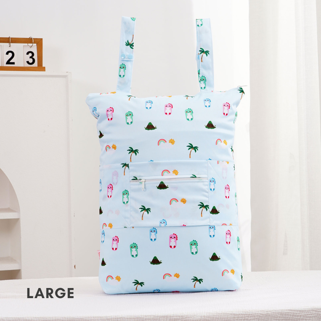 Blue Dino Wet Bags