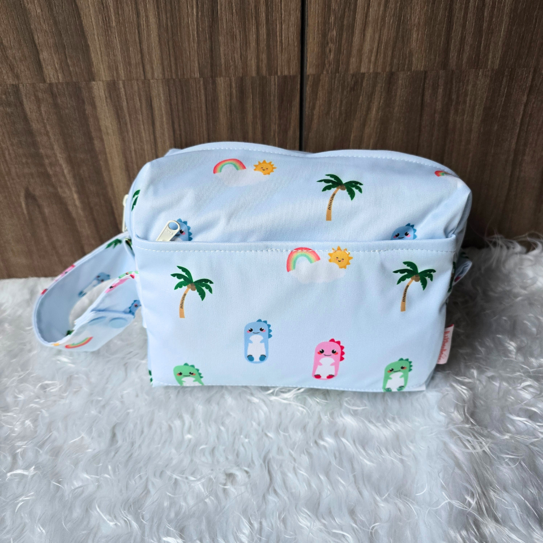 Blue Dino Wet Bags