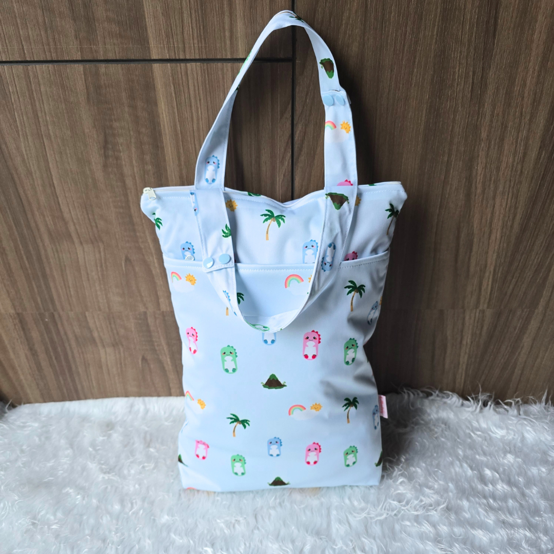 Blue Dino Wet Bags