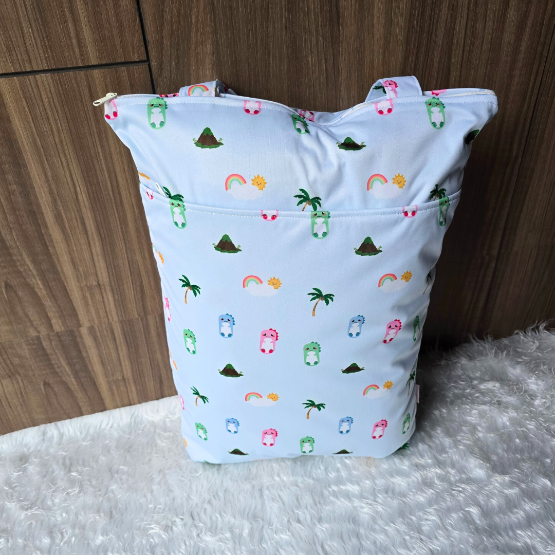 Blue Dino Wet Bags