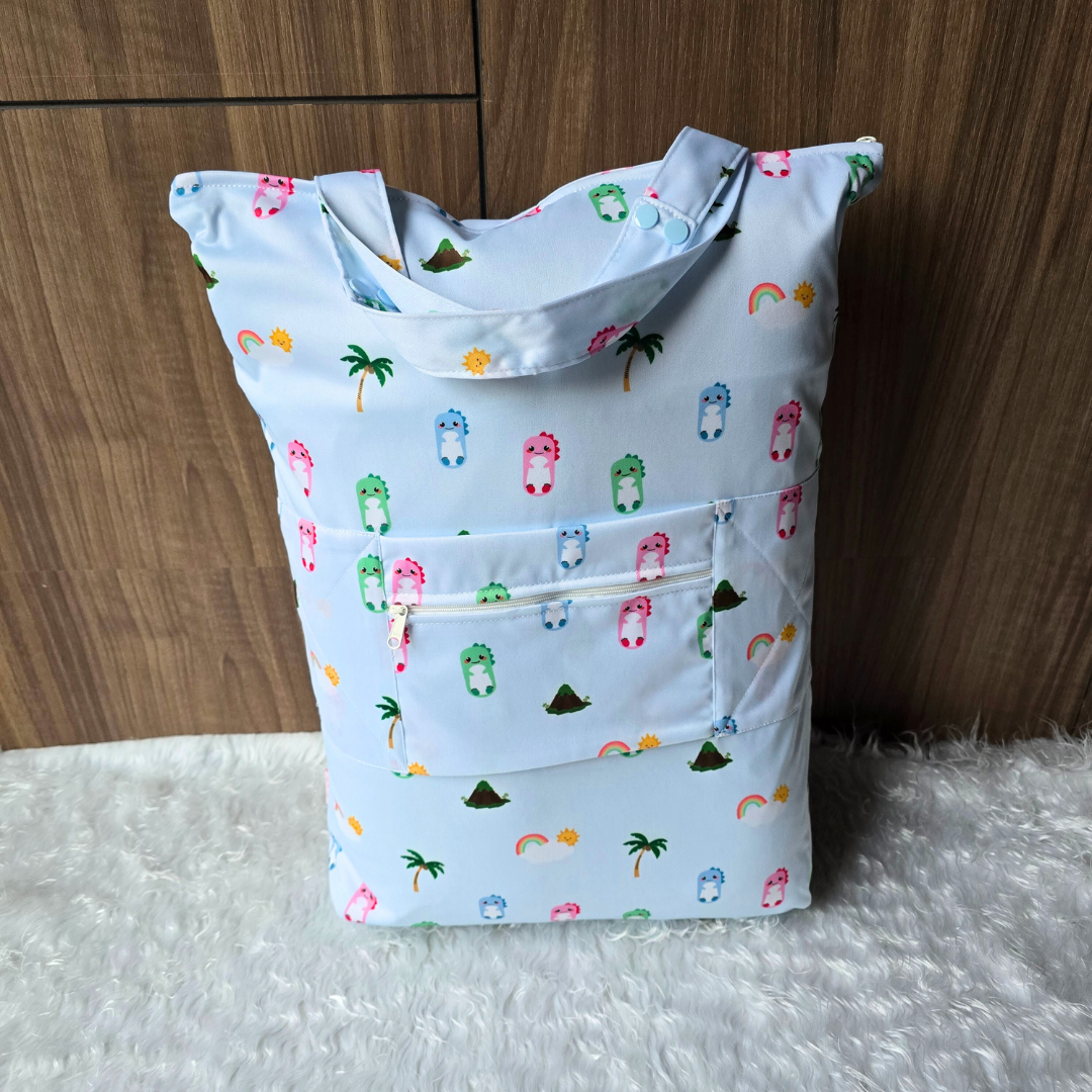 Blue Dino Wet Bags