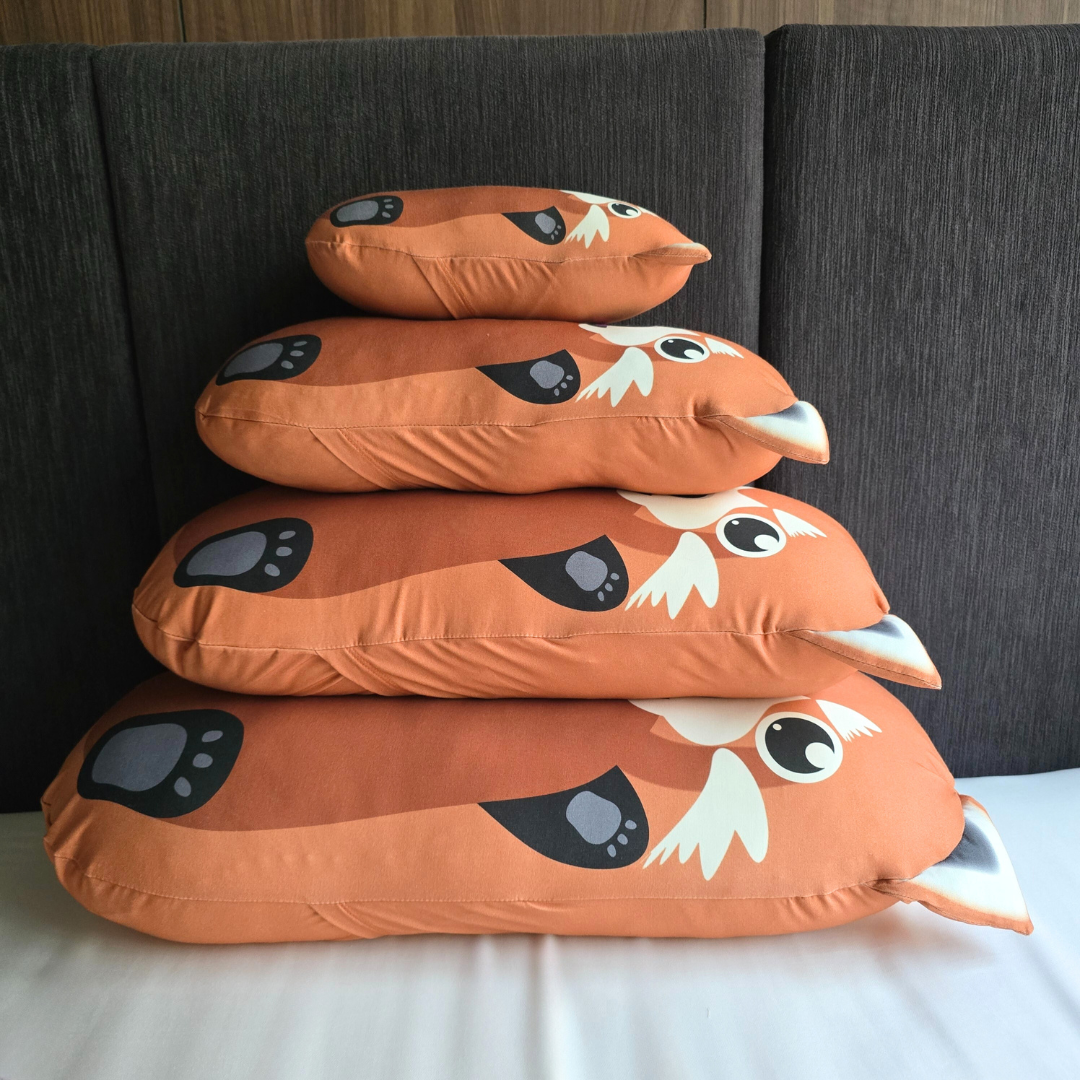 Red Panda Bamboo Pillows