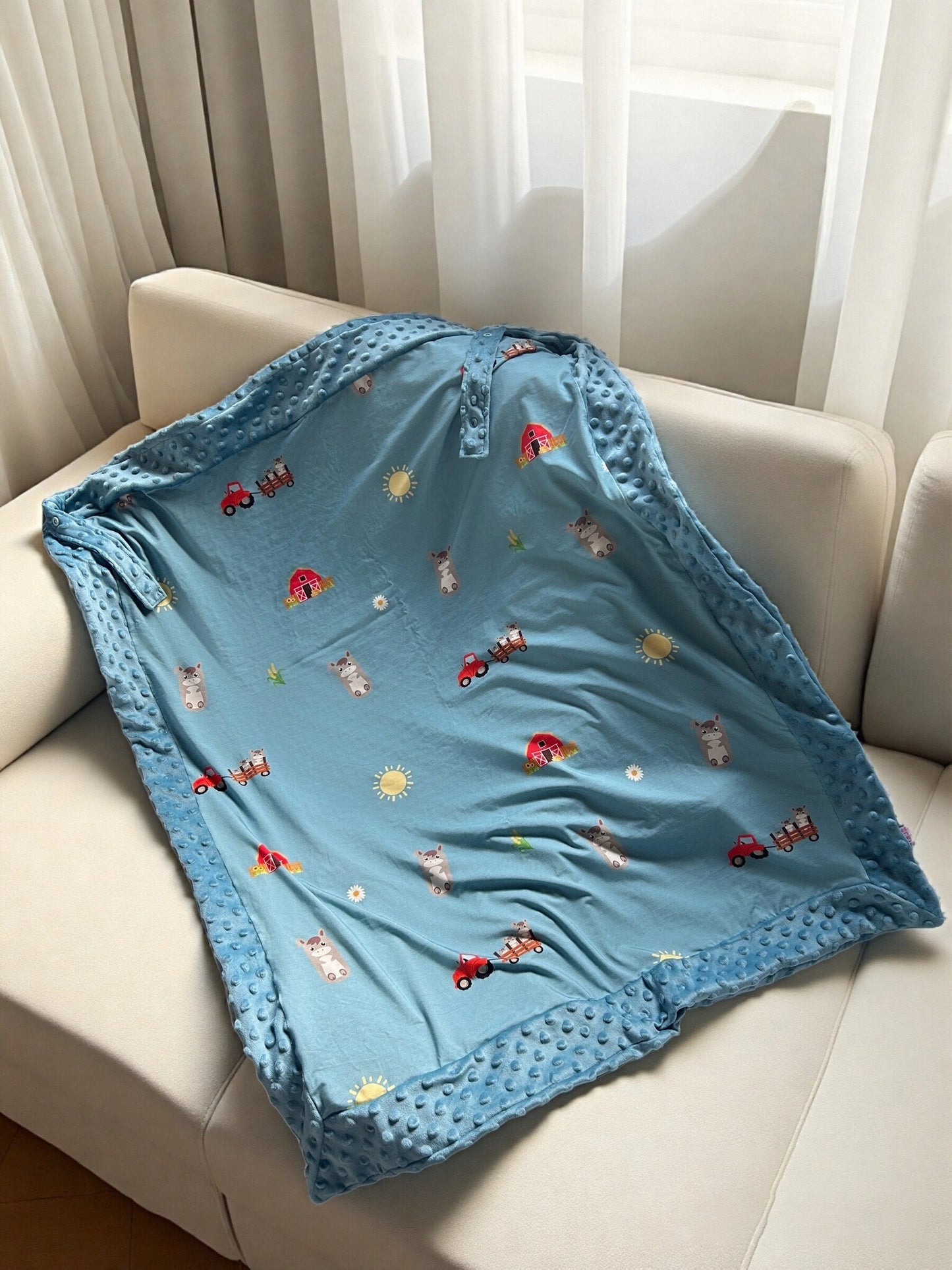 Donkey Minky Blanket